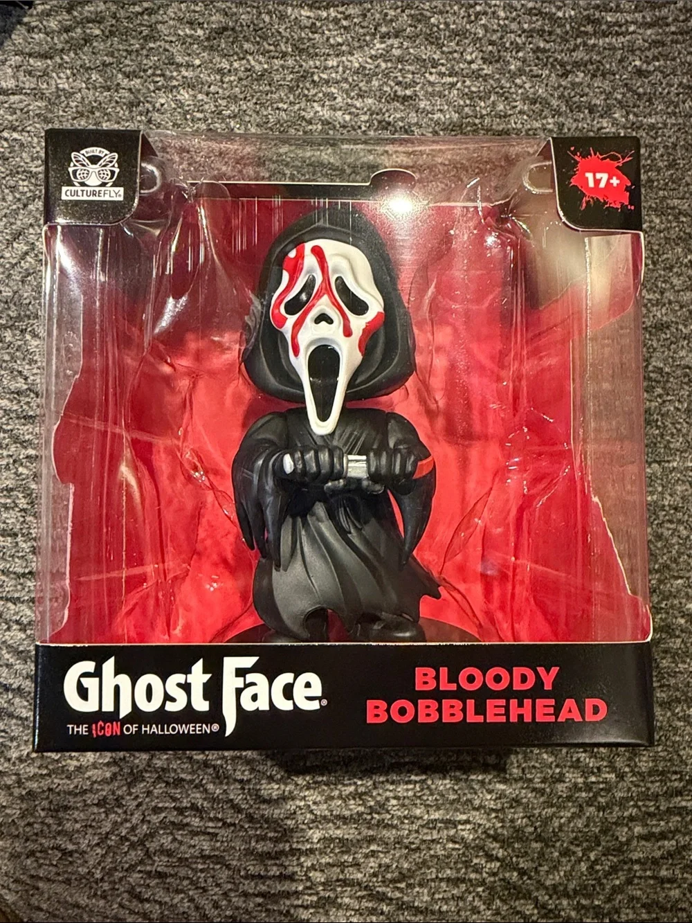 Scream Ghost Face Bobbleheads By Culturefly Black & Pink Variant